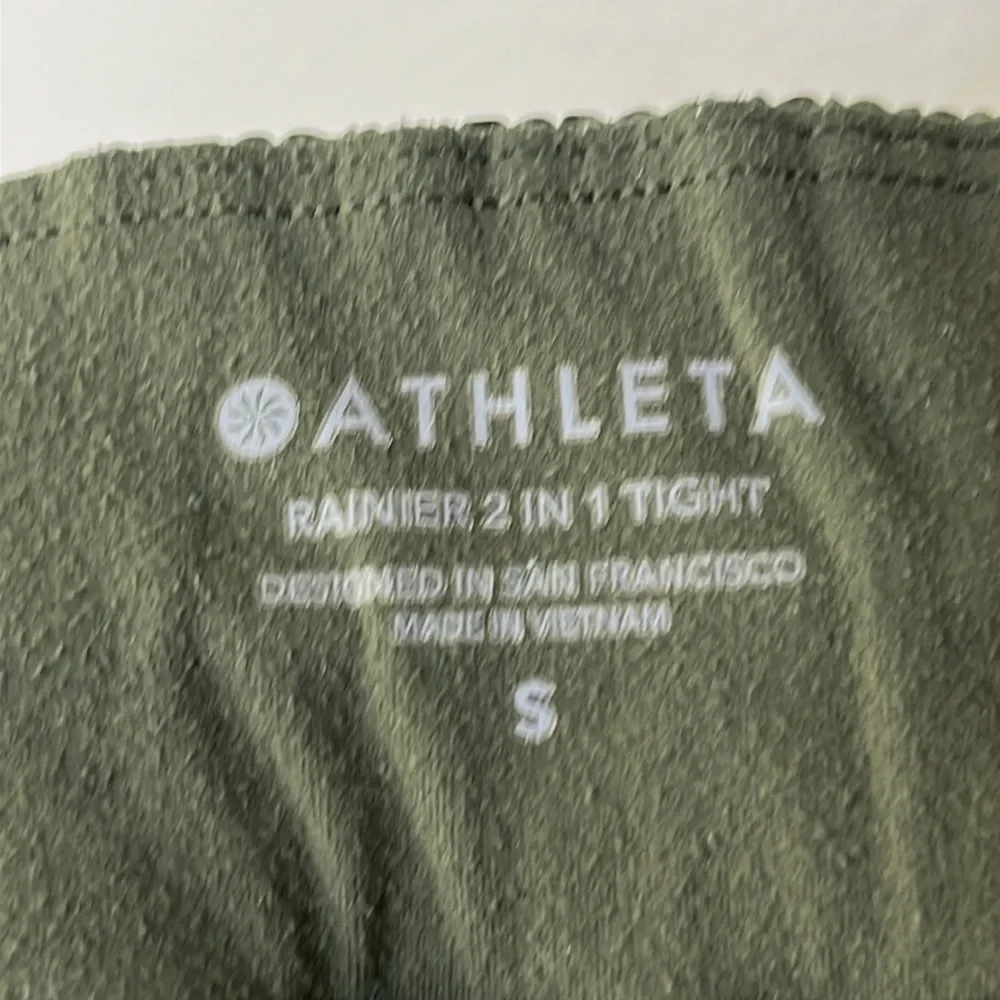 Athleta‎ Rainer 2 in 1 Tight / Green / SZ S